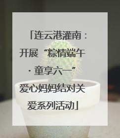 连云港灌南：开展“粽情端午・童享六一” 爱心妈妈结对关爱系列活动