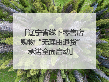 辽宁省线下零售店购物“无理由退货”承诺全面启动