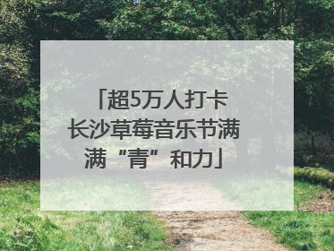 超5万人打卡 长沙草莓音乐节满满“青”和力