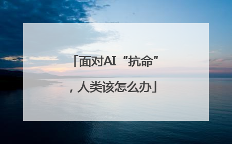 面对AI“抗命”，人类该怎么办
