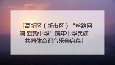 高新区（新市区）“丝路回响 爱我中华”铸牢中华民族共同体意识音乐会启幕