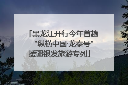 黑龙江开行今年首趟“纵横中国·龙泰号”援疆银发旅游专列