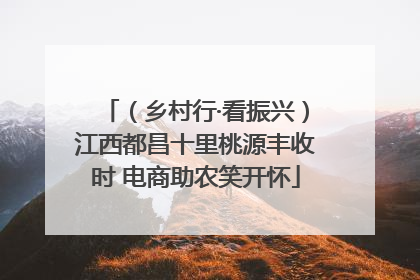 （乡村行·看振兴）江西都昌十里桃源丰收时 电商助农笑开怀