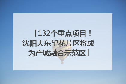132个重点项目！沈阳大东望花片区将成为产城融合示范区