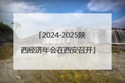 2024-2025陕西经济年会在西安召开