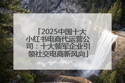 2025中国十大小红书电商代运营公司：十大领军企业引领社交电商新风向