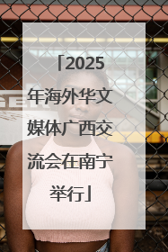 2025年海外华文媒体广西交流会在南宁举行