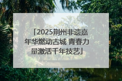 2025荆州非遗嘉年华燃动古城 青春力量激活千年技艺