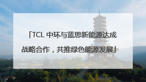 TCL 中环与蓝思新能源达成战略合作，共推绿色能源发展